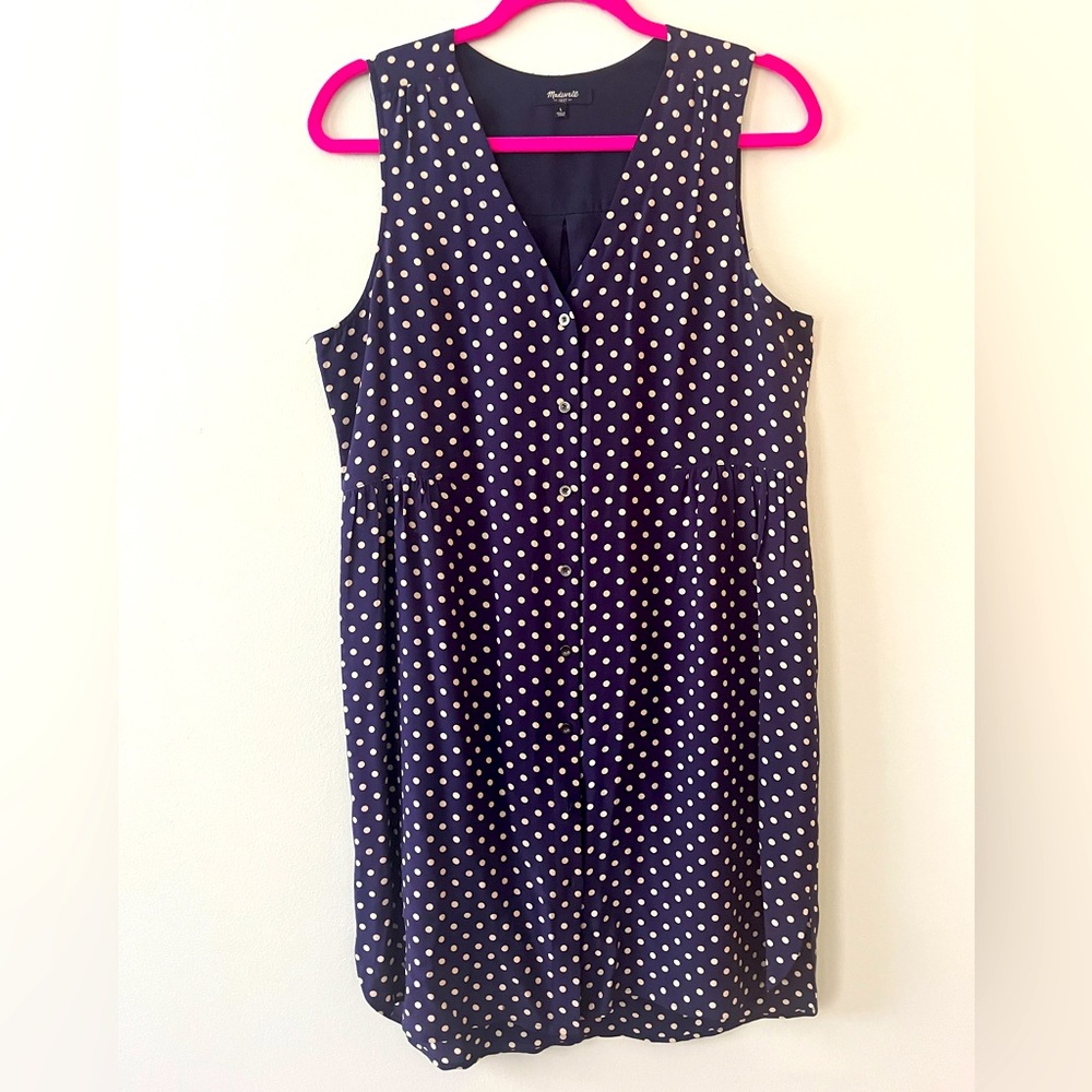 Madewell polka dots dress - Size L